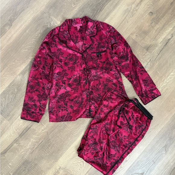 Betsey Johnson Other - Betsey Johnson Pink and Black Floral Intimates